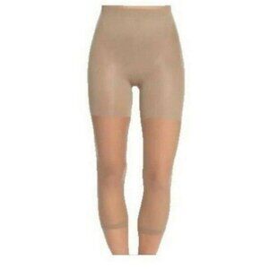 Spanx Footless Higher Power Capri Nude Sheer Plus